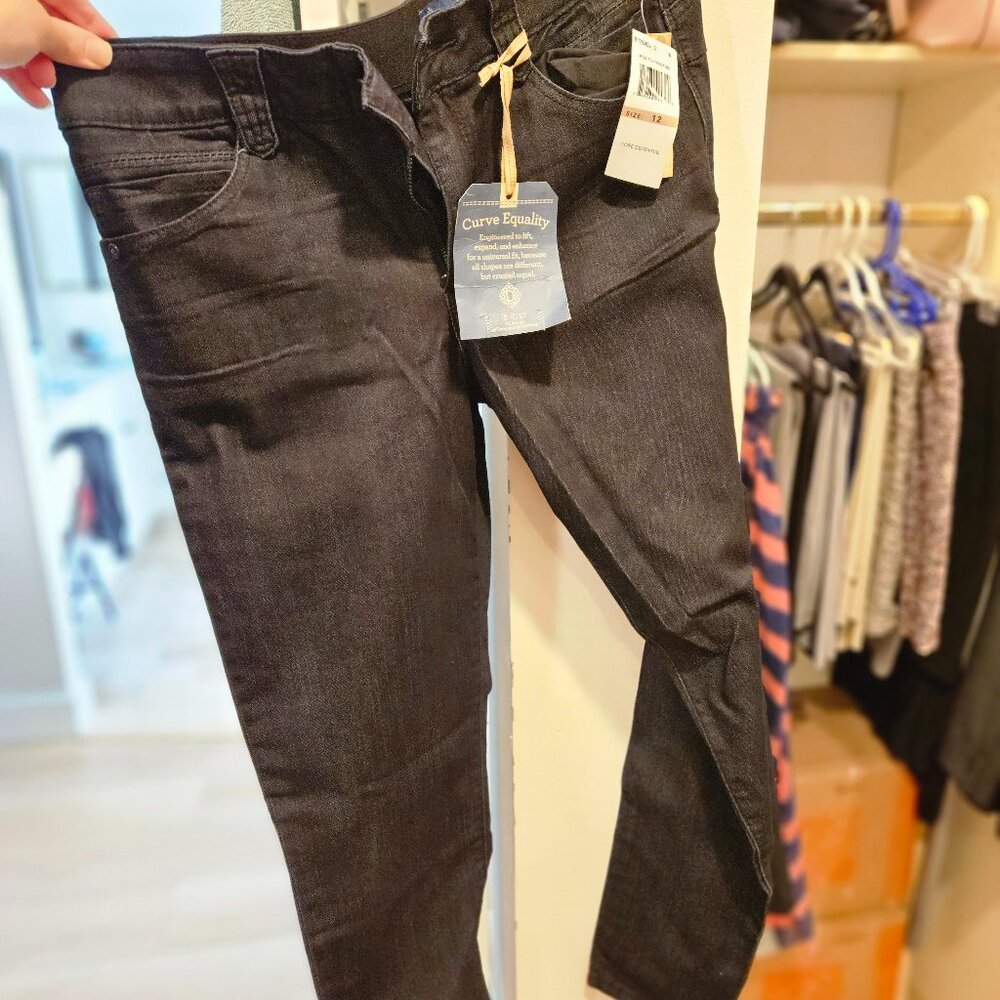 Democracy "Ab"solution skinny jeans, dark indigo, size 12